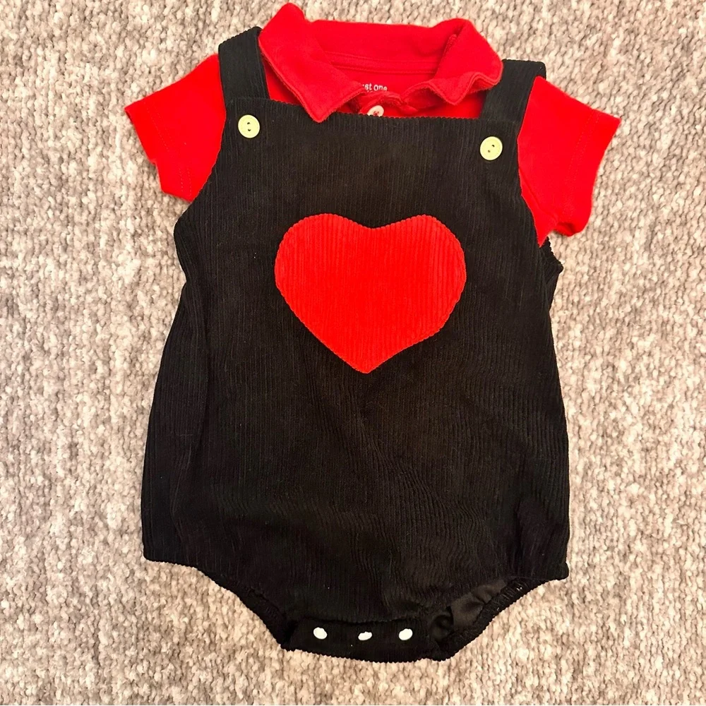 EEUC Valentine’s Day outfit for baby size 12-18mo